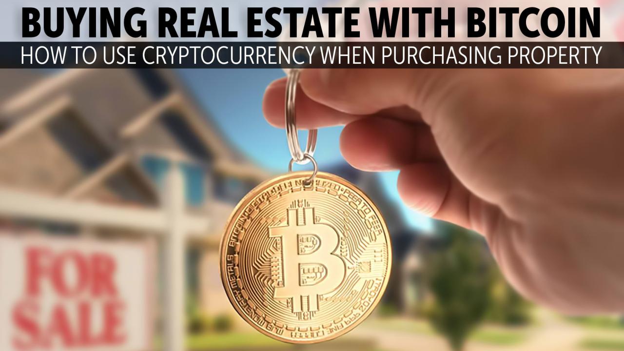 Buying real estate with crypto