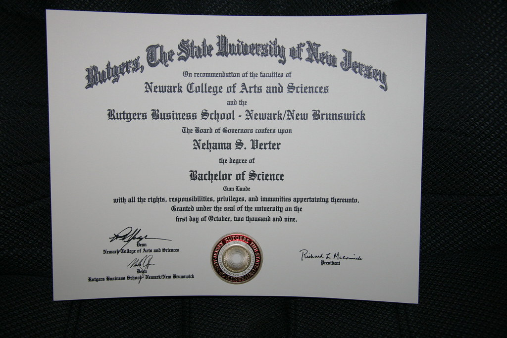 Bachelor's degree in marketing