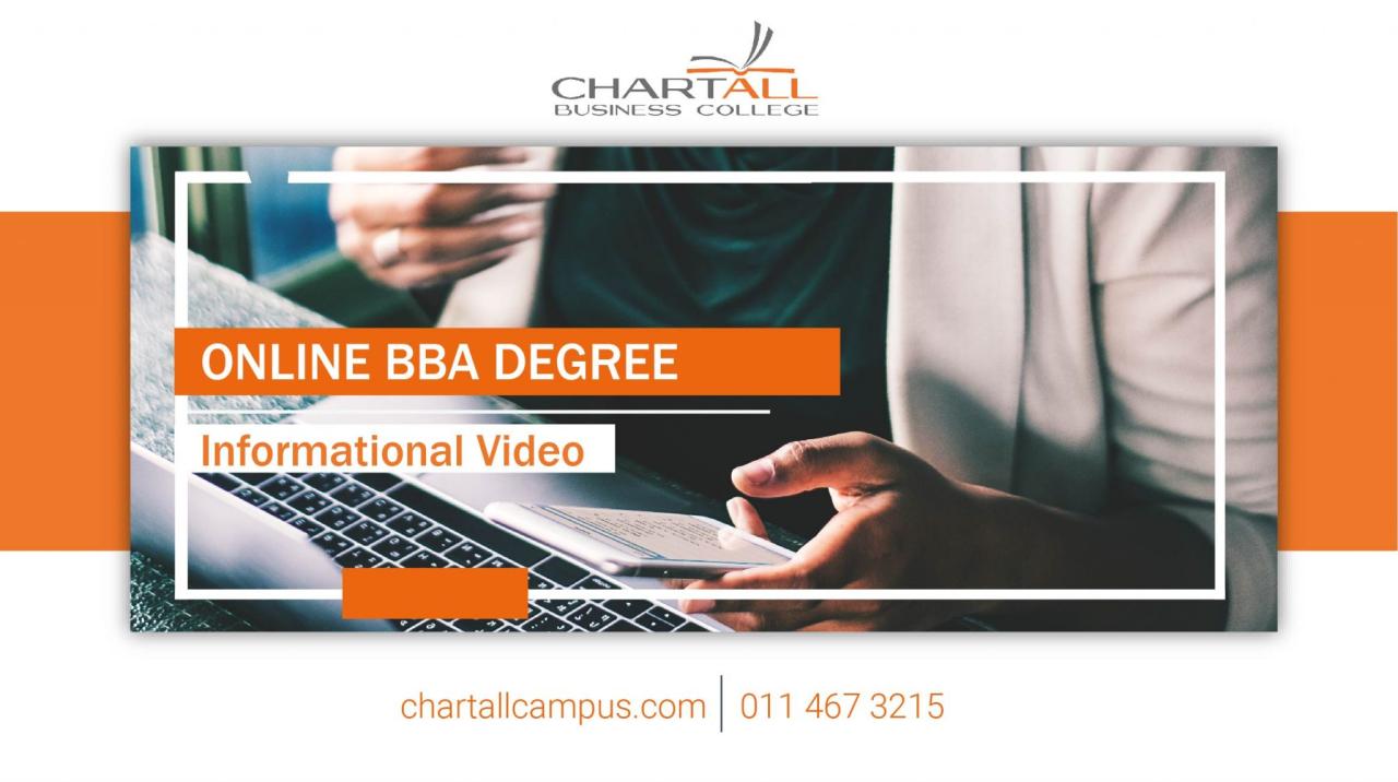 Online bachelor of business administration degree