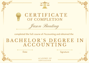 Bachelor's degree in accounting online