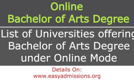 Online bachelor of arts degree