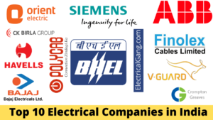 List electrical companies