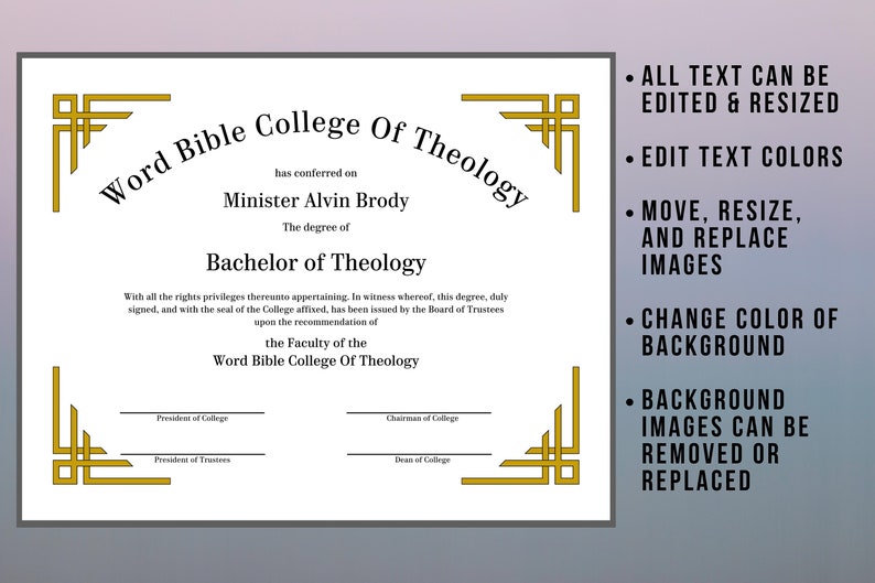 Theology bachelor learning