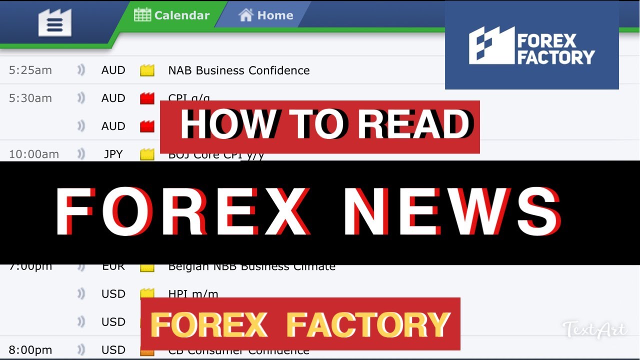 Forex factory.com news