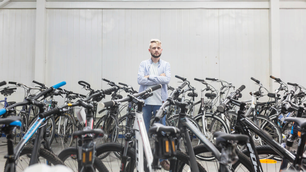 Electric bike company showroom