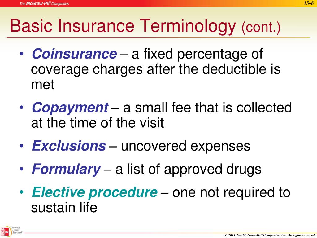 Basic insurance terms