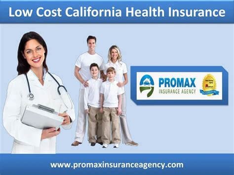 low cost medical insurance california