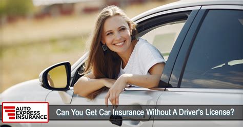 auto insurance without vehicle