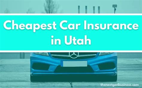 cheap insurance utah