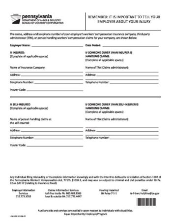 workers comp insurance pa